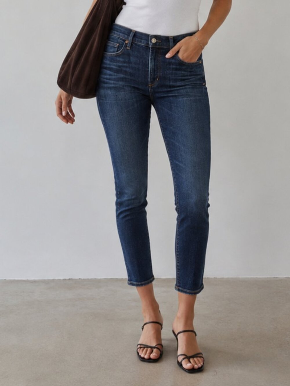 Citizens of Humanity Premium Vintage Rocket Crop High Rise Skinny Jeans| Size 29 - Picture 12 of 13